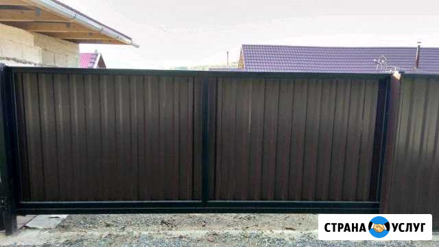 Сдвижные, откатные ворота Горно-Алтайск - изображение 1