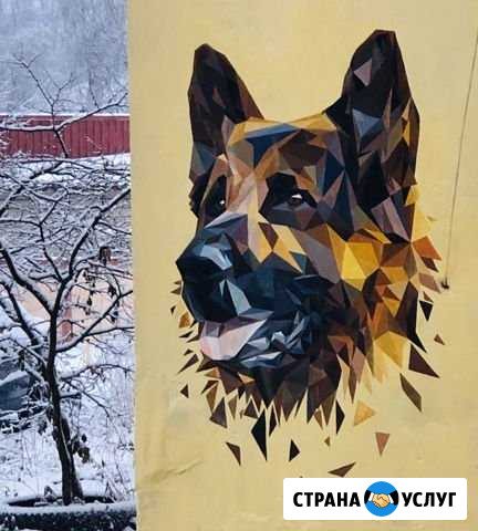 Покраска стен, роспись Петрозаводск - изображение 1