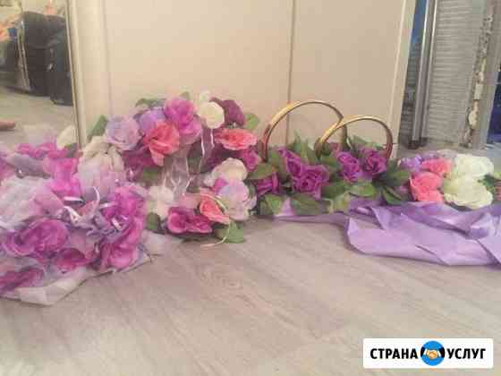 Свадебное украшение на машину Челябинск