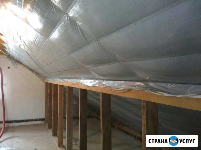 Утепление скатов эковатой в Евпатории Евпатория - изображение 1