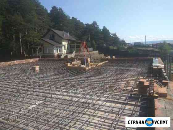 Ленточный фундамент/заливка фундамента под ключ Красноярск