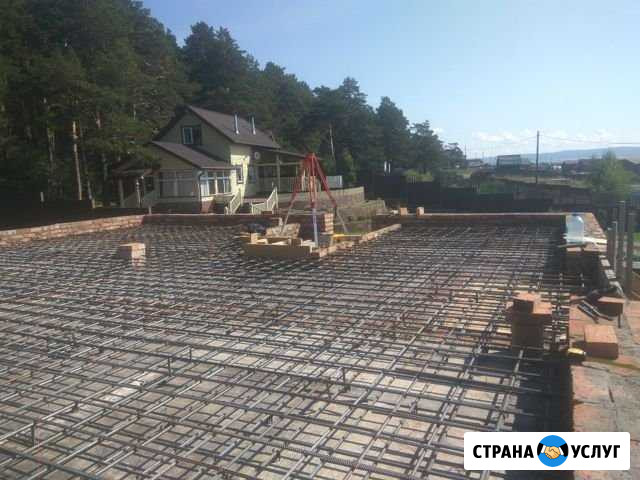 Ленточный фундамент/заливка фундамента под ключ Красноярск - изображение 1