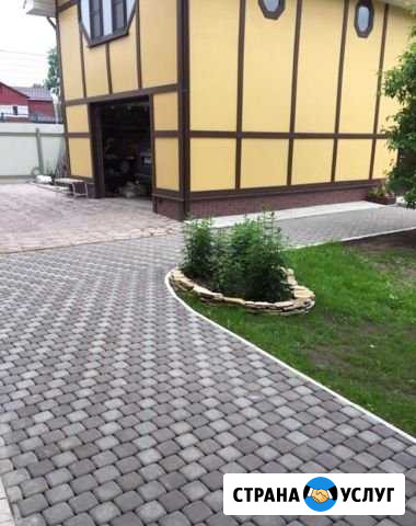 Укладка тротуарной плитки. Благоустройство Гатчина - изображение 1