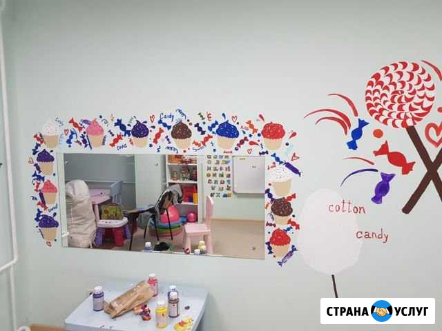 Роспись веранд, стен Челябинск - изображение 1