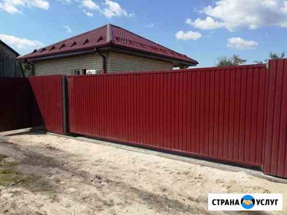 Откатные ворота под ключ Липецк