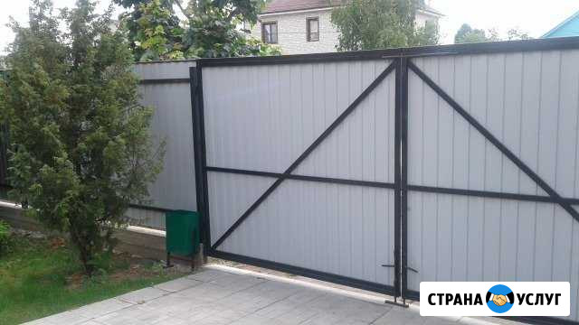 Заборы ворота навесы в короткие сроки Щекино - изображение 1