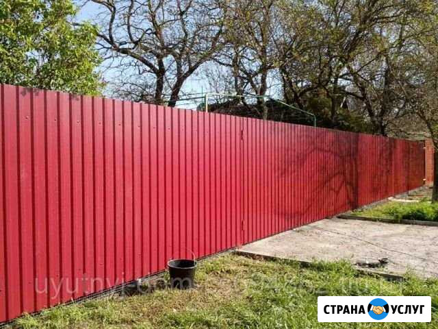 Забор из профнастила Стерлитамак - изображение 1