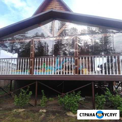 Изготовление мягких окон Томск - изображение 1