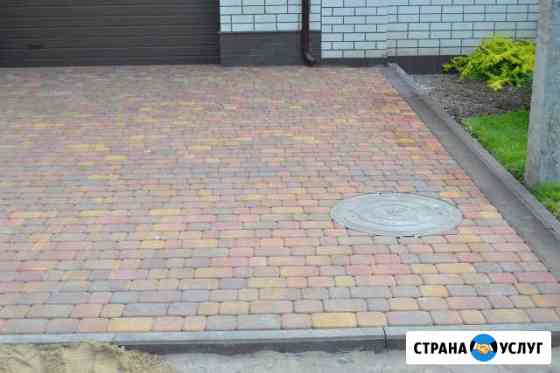 Мостим брусчатку,тротуарную плитку,камень любой Энгельс