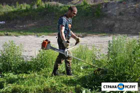 Покос травы,Стрижка газона Брянск