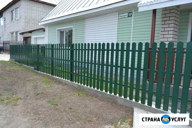 Заборы из евроштакетника Челябинск - изображение 1