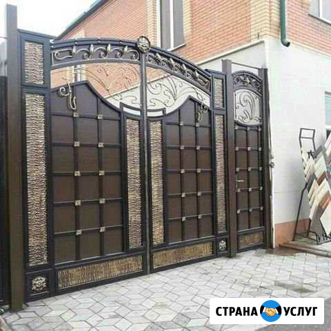 Кованые ворота и калитки Томск - изображение 1