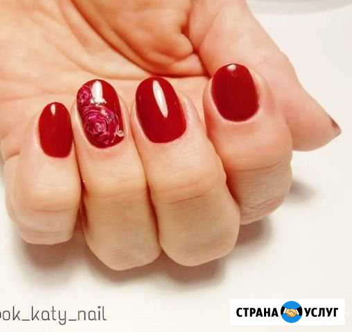 Маникюр,покрытие гель-лак(шеллак) Черкесск - изображение 1