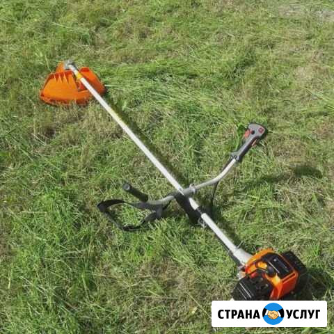 Покoс травы триммером Учалы - изображение 1