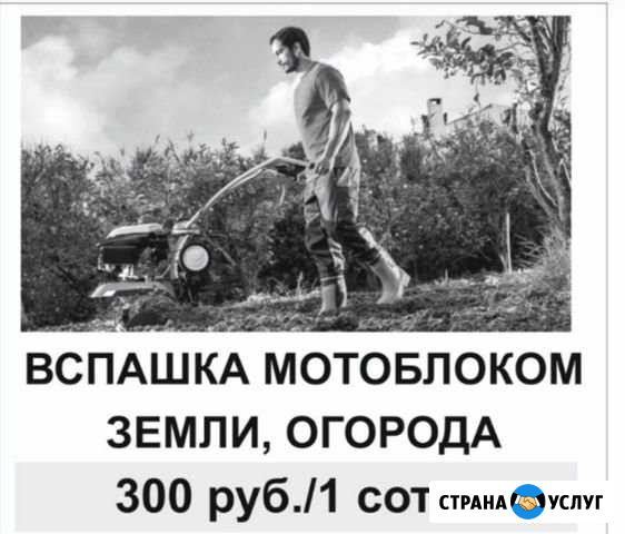 Вспашка огородов мотоблоком, перегной, покос травы Богословка - изображение 1