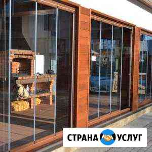 Алюминиевое панорамное Безрамное остекление Нижнекамск