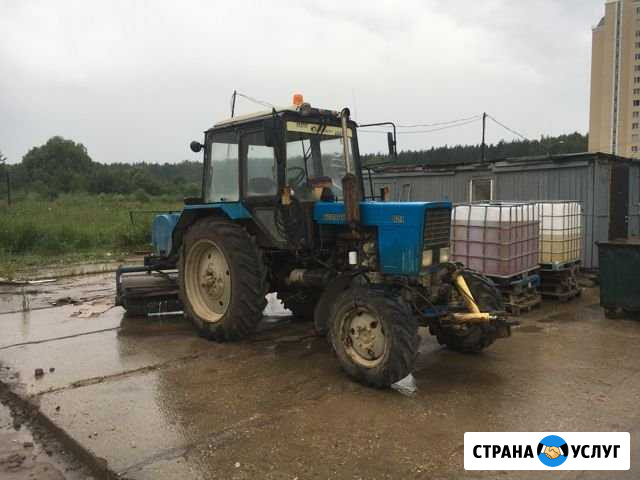 Аренда трактора мтз 82 с навесным оборудованием Москва - изображение 1
