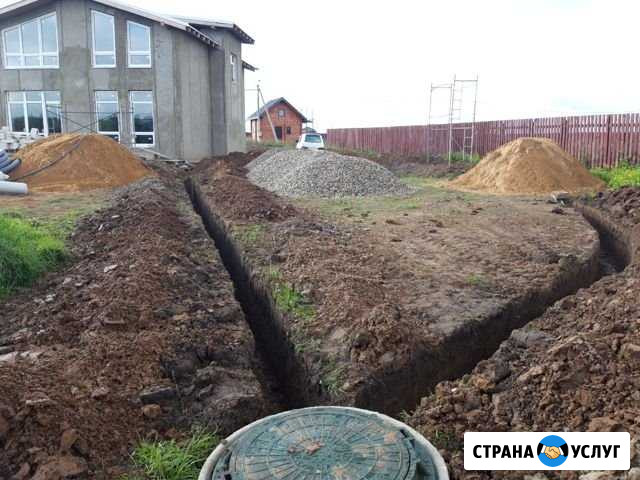 Дренаж вокруг дома. Дренаж участка под ключ Струнино - изображение 1