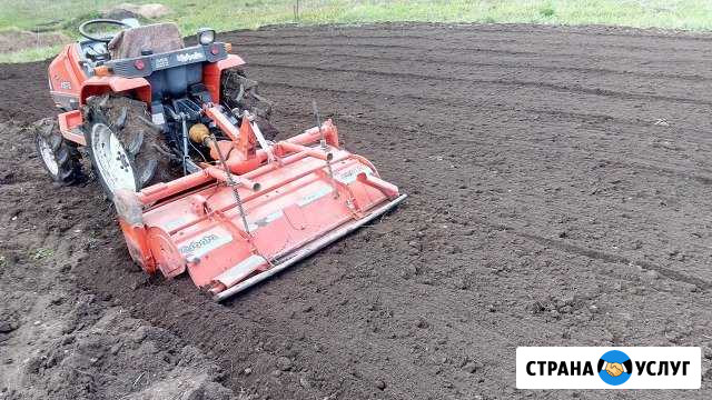 Вспашка земли минитрактором Красноярск - изображение 1