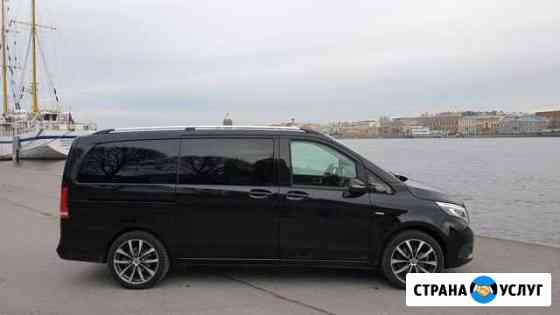 Аренда микроавтобуса Mercedes V-class c водителем Санкт-Петербург