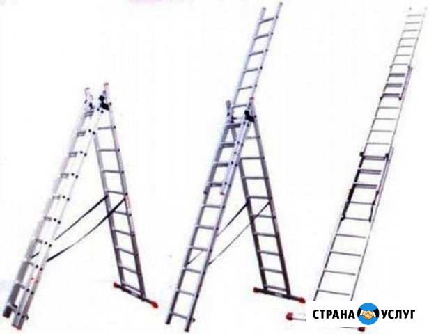 Аренда лестницы 3x16 (высота 10,55 м) Абакан - изображение 1
