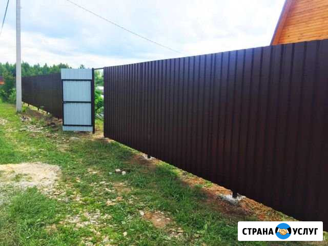 Установка заборов Судогда - изображение 1