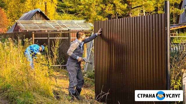 Монтаж заборов под ключ Тюмень - изображение 1