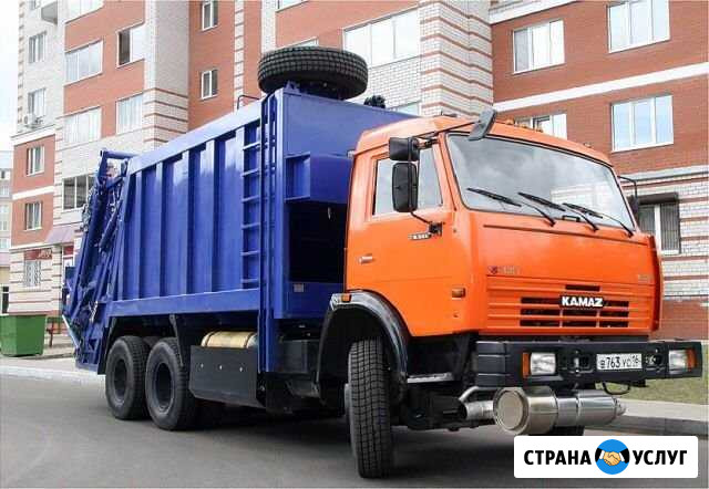 Вывоз мусора съемным бункером. Без выходных Рязань - изображение 1