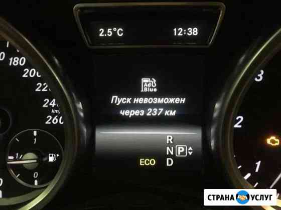Отключение AdBlue, Bluetec, SCR, Nox, EGR, DPF, E2 Москва