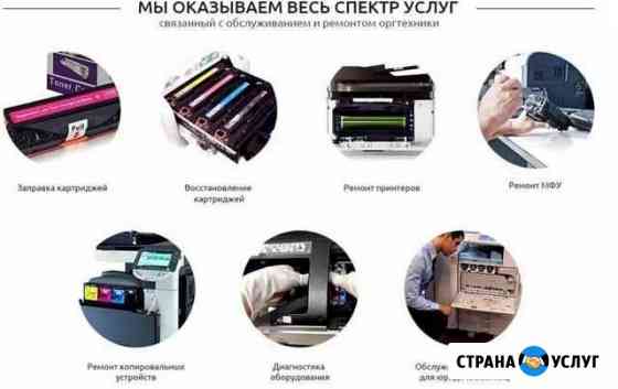 Заправка картриджей ремонт оргтехники Санкт-Петербург