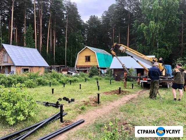 Свайно-винтовой фундамент за 1 день качественно Киров - изображение 1