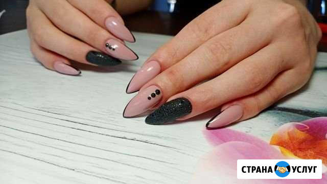 Наращивание ногтей, покрытие гельлак, педикюр Барнаул - изображение 1