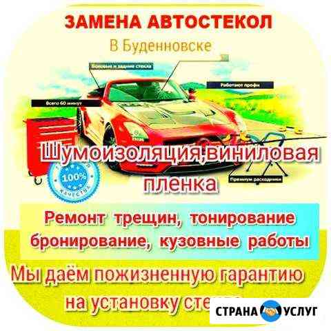 Тонируем, бронируем, пескоструй Будённовск