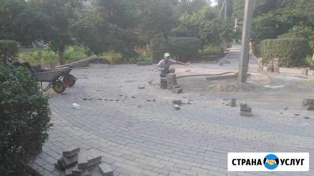 Укладка тротуарной плитки любой сложности Шахты - изображение 1