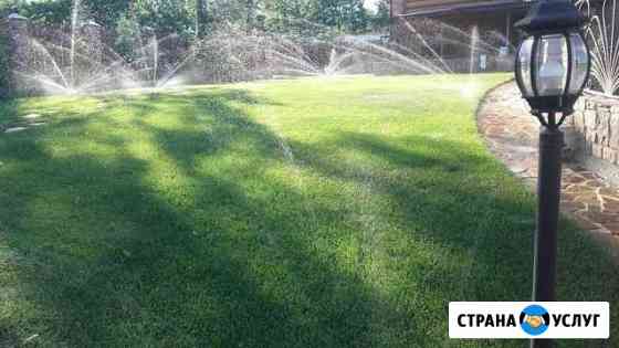 Уход газона,капельный полив Воронеж