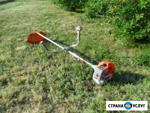 Покос травы триммером Чернянка - изображение 1