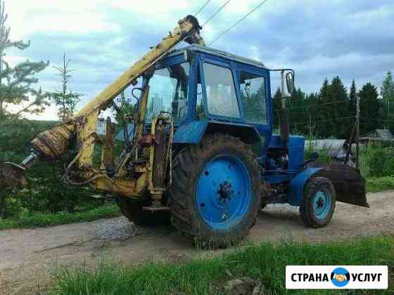 Ямобур на базе мтз-80 Глазов