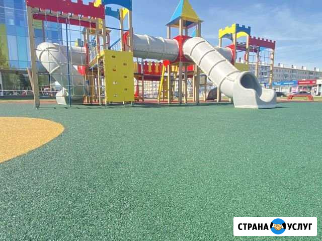 Покрытие из резиновой крошки для спортивных и детс Михайловка - изображение 1