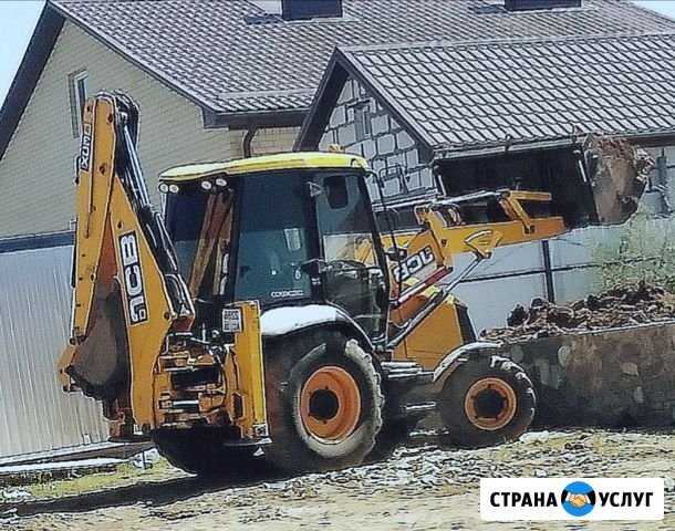 Услуги экскаватора-погрузчика Воронеж - изображение 1