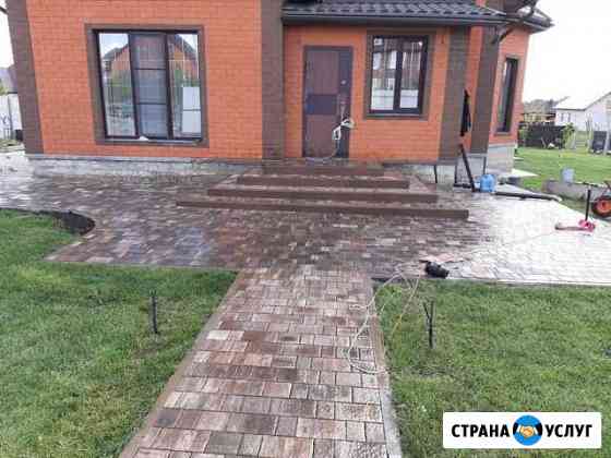 Укладка тротуарной плитки Белгород