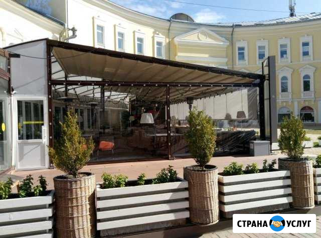 Мягкие окна из полиуритана для кафе и беседок Нариманов - изображение 1
