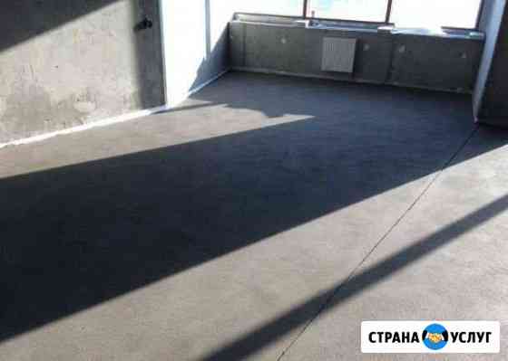 Стяжка пола механизированная. Полусухая стяжка Воронеж