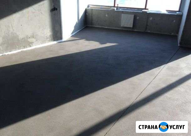 Стяжка пола механизированная. Полусухая стяжка Воронеж - изображение 1