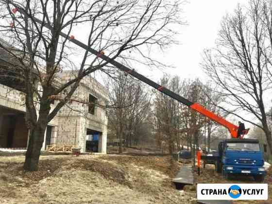 Услуги крана манипулятора 28метров+ автовышка Курск