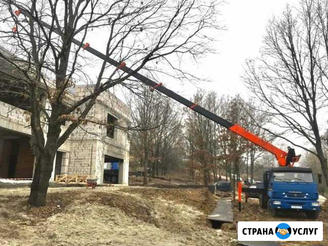 Услуги крана манипулятора 28метров+ автовышка Курск - изображение 1