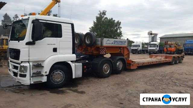 Грузоперевозки спецтехники, низкорамный трал Коломна - изображение 1