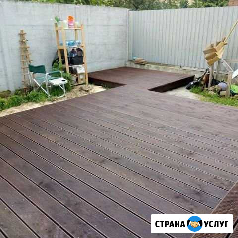 Строительство террас, беседок, обшивка вогонкой Калининград - изображение 1