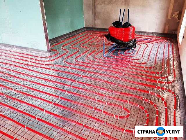 Теплый пол. Монтаж и обслуживание отопления Санкт-Петербург - изображение 1