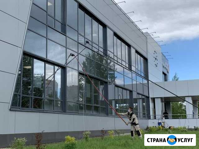 Мойка фасадов,остеклений Казань - изображение 1