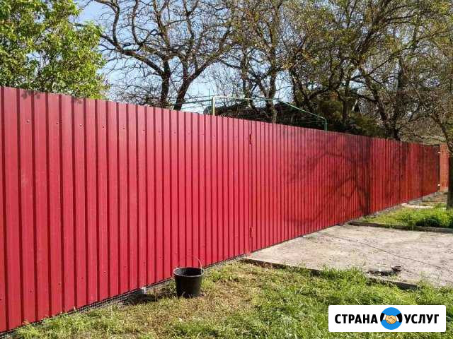 Забор с профнастилом(Можно в рассрочку) Йошкар-Ола - изображение 1